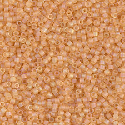 Close up of Miyuki Delica beads.