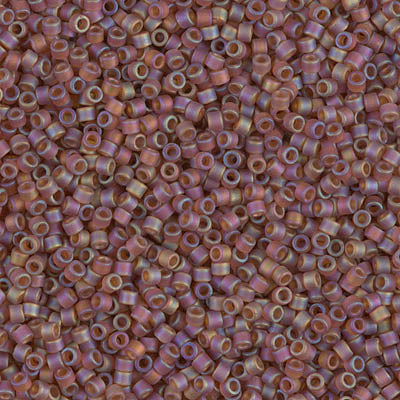 Close up of Miyuki Delica beads.