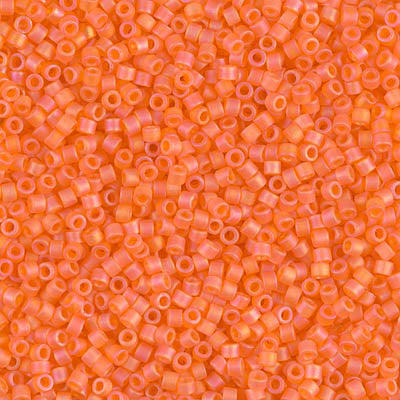 Close up of Miyuki Delica beads.