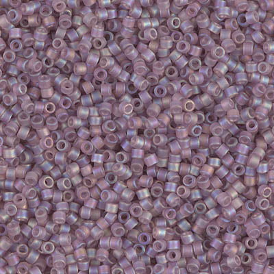Close up of Miyuki Delica beads.