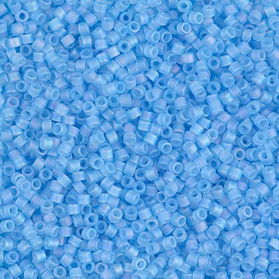 Close up of Miyuki Delica beads.