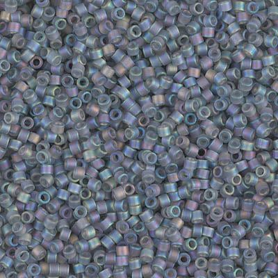 Close up of Miyuki Delica beads.