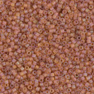 Close up of Miyuki Delica beads.
