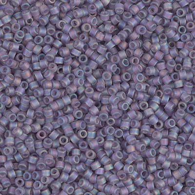 Close up of Miyuki Delica beads.