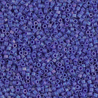 Close up of Miyuki Delica beads.