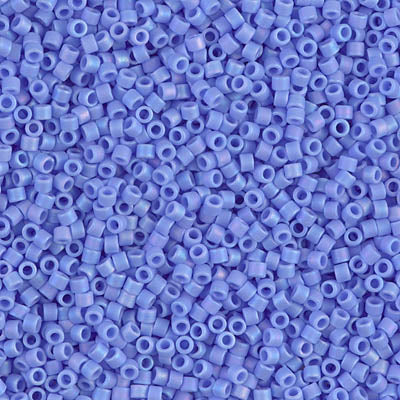 Close up of Miyuki Delica beads.