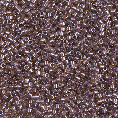 Close up of Miyuki Delica beads.