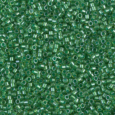 Close up of Miyuki Delica beads.