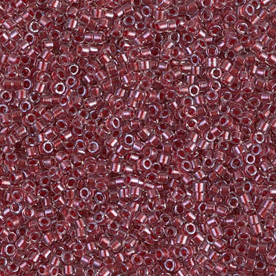 Close up of Miyuki Delica beads.