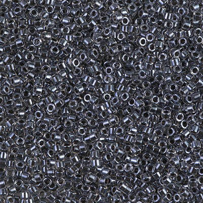 Close up of Miyuki Delica beads.