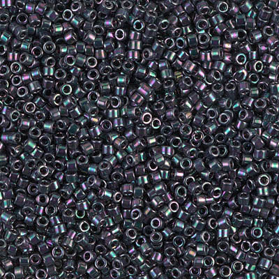 Close up of Miyuki Delica beads