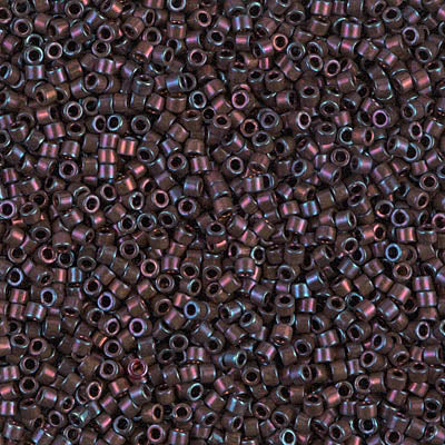 Close up of Miyuki Delica beads