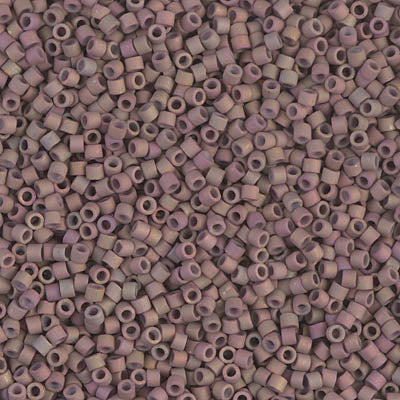 Close up of Miyuki Delica beads.