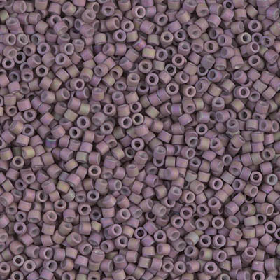 Close up of Miyuki Delica beads.