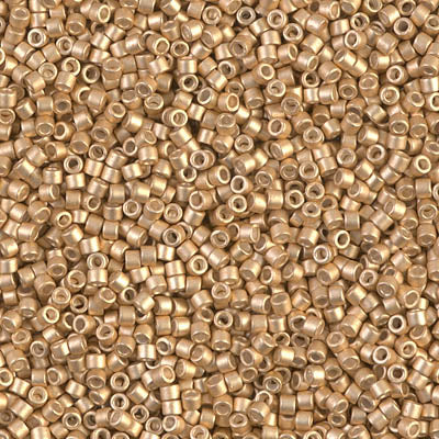 Close up of Miyuki Delica beads.