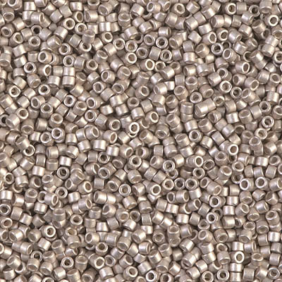Close up of Miyuki Delica beads.