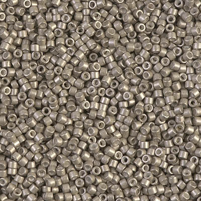 Close up of Miyuki Delica beads.
