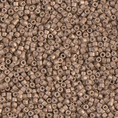 Close up of Miyuki Delica beads.
