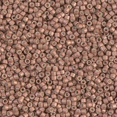 Close up of Miyuki Delica beads.