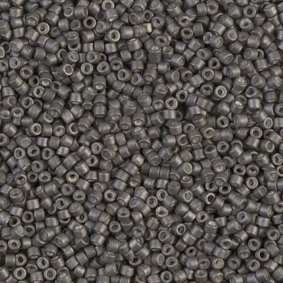 Close up of Miyuki Delica beads.