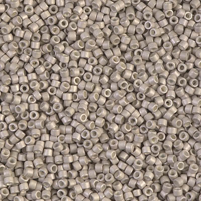 Close up of Miyuki Delica beads.
