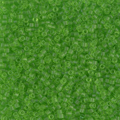 Close up of Miyuki Delica beads.