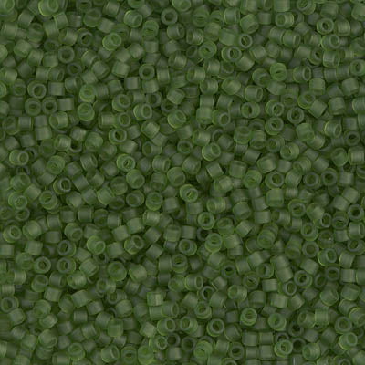 Close up of Miyuki Delica beads.