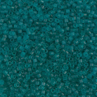 Close up of Miyuki Delica beads.