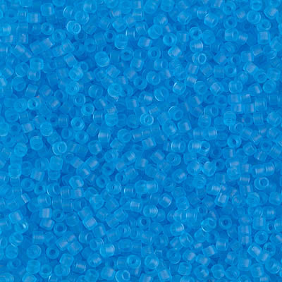 Close up of Miyuki Delica beads.