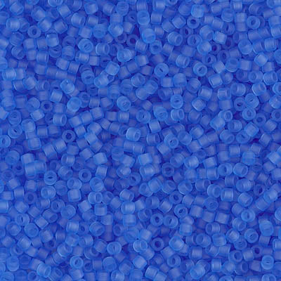Close up of Miyuki Delica beads.