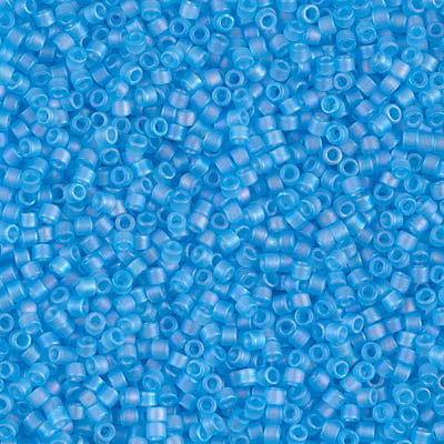 Close up of Miyuki Delica beads.