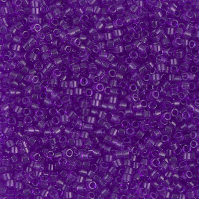 Close up of Miyuki Delica beads.