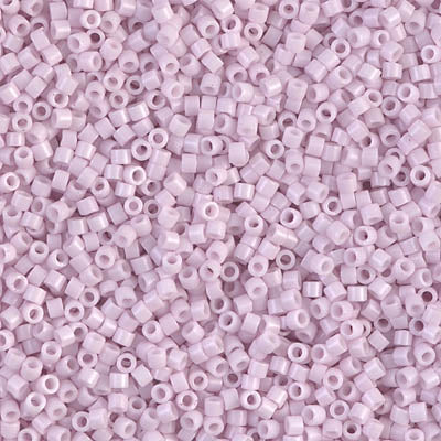 Close up of Miyuki Delica beads.