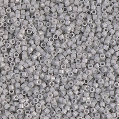 Close up of Miyuki Delica beads.