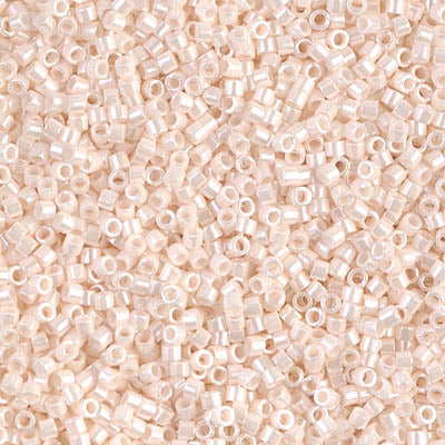 Close up of Miyuki Delica beads.