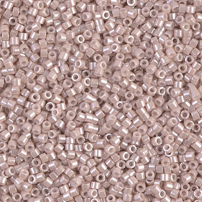 Close up of Miyuki Delica beads.