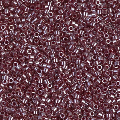 Close up of Miyuki Delica beads.