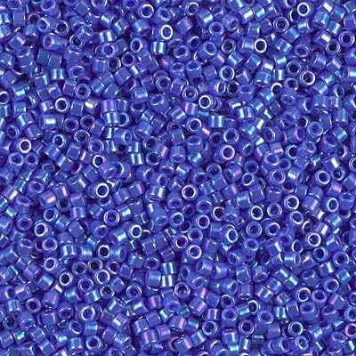 Close up of Miyuki Delica beads.