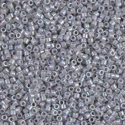 Close up of Miyuki Delica beads.
