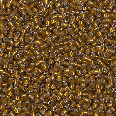 Close up of Miyuki Delica beads.