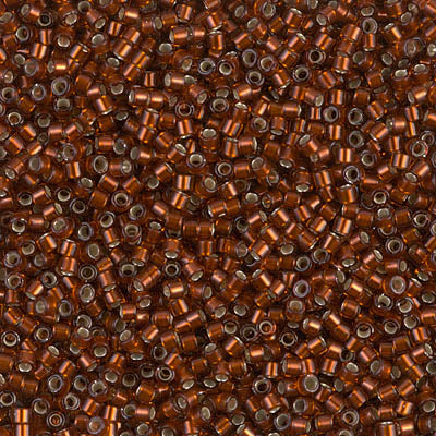 Close up of Miyuki Delica beads.