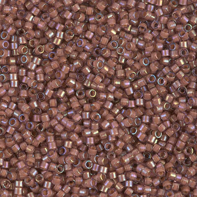 Close up of Miyuki Delica beads.