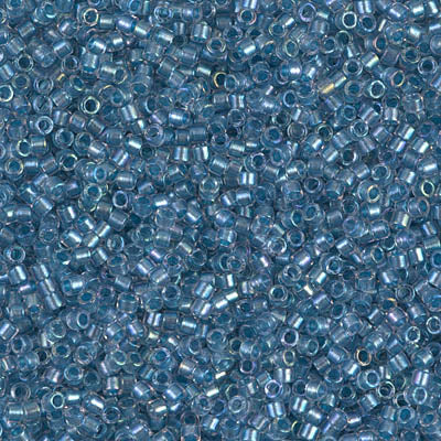Close up of Miyuki Delica beads.