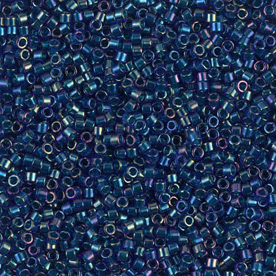 Close up of Miyuki Delica beads.