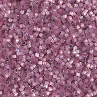 Close up of Miyuki Delica beads in size 11/0.