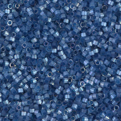 Close up of Miyuki Delica beads in size 11/0.