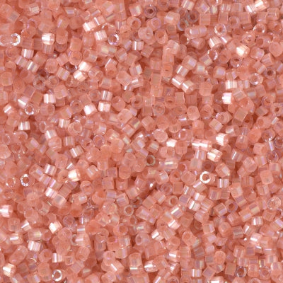Close up of Miyuki Delica beads in size 11/0.