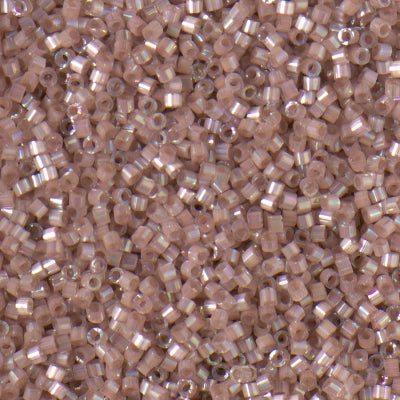Close up of Miyuki Delica beads in size 11/0.