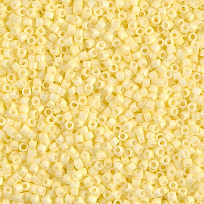 Close up of Miyuki Delica beads.