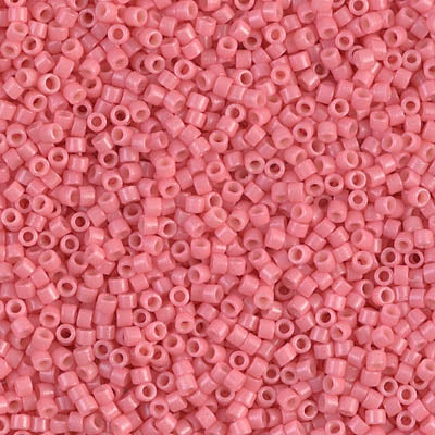 Close up of Miyuki Delica beads.
